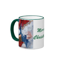 Santa Loves Animals mugs