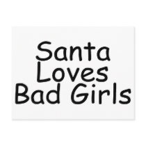 Santa Loves Bad Girls postcards