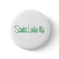 Santa Loves Me buttons