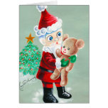 Santa loves Teddy Bears Cards