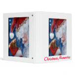 Santa Loves Wild Animals Original Christmas Art Binder