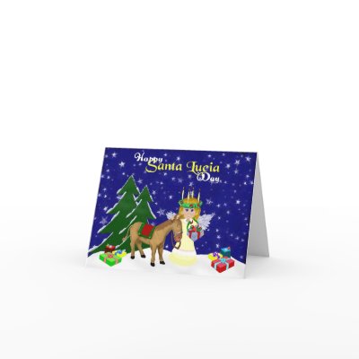 Santa Lucia Blank Note Card by nextstopitaly