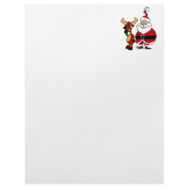 santa mad at rudolph personalized letterhead