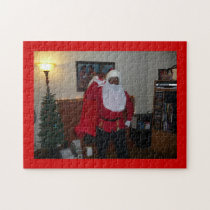 Santa Mama on Fresh Canvas Red CC0000 Puzzles