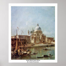 Santa Maria Della Salute By Guardi Francesco Print