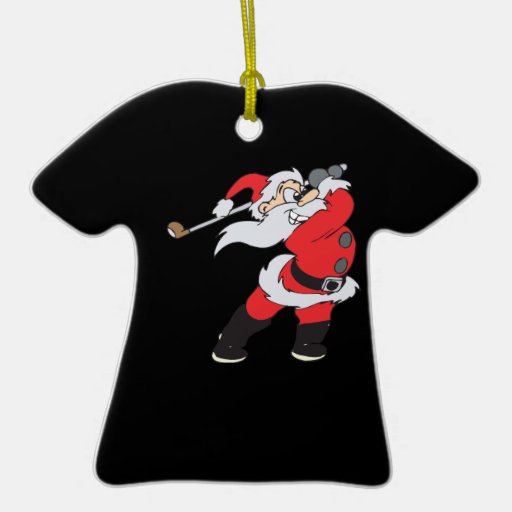 Santa Means Business Christmas Tree Ornament