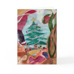 Santa Mermaid Christmas card