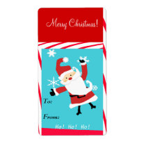 Santa Merry Christmas gift tag labels labels
