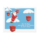 Santa Message Post Cards