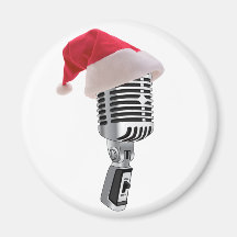 santa microphone magnets