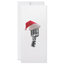 santa microphone rack cards by fatbanana santa microphone rack cards