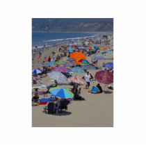 Santa Monica Beach People photo sculptures by lifesphere Santa Monica Beach People photo sculptures