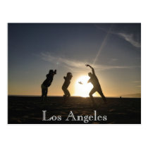 Santa Monica Beach with Toru Shimoyama postcards