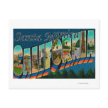 Santa Monica, California - Large Letter Scenes Post Cards