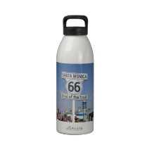 Santa Monica, California - RT 66 Drinking Bottle