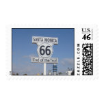 Santa Monica, California - RT 66 Stamps