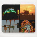 Santa Monica Collage Mousepad