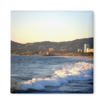 Santa Monica Pier as seen from Venice Beach magnets