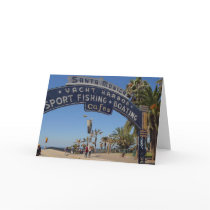 Santa Monica Pier Card