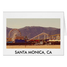 Santa Monica Pier - Greeting Card 01