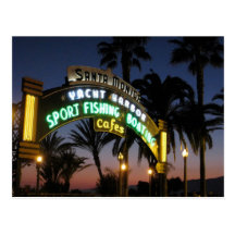 Santa Monica Pier postcard