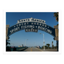Santa Monica Pier Postcard