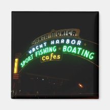 Santa Monica Sign Magnet