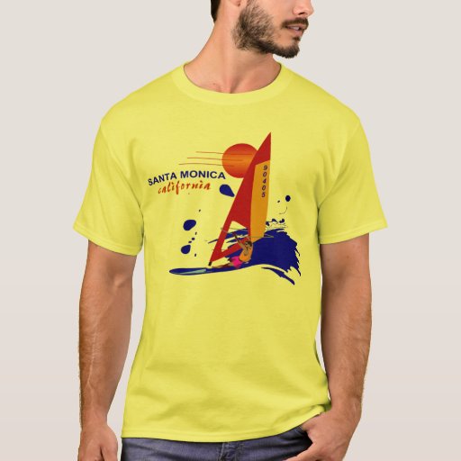 santa monica t shirt