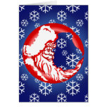 Santa Moon Holiday Card