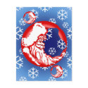 Santa Moon Postcard