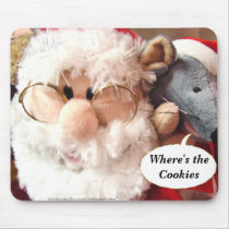 Santa & Mouse-customize mousepads by MakaraPhotos Santa & Mouse-customize mousepads