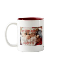 Santa & Mouse Mug-customize by MakaraPhotos Santa & Mouse Mug-customize