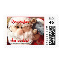 Santa & Mouse Stamp Reg size  customize