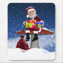 Santa Mousepad Mousemat with snow mousepads