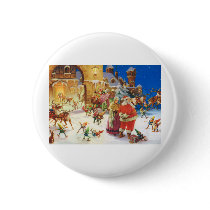 SANTA & MRS. CLAUS AT THE NORTH POLE PIN