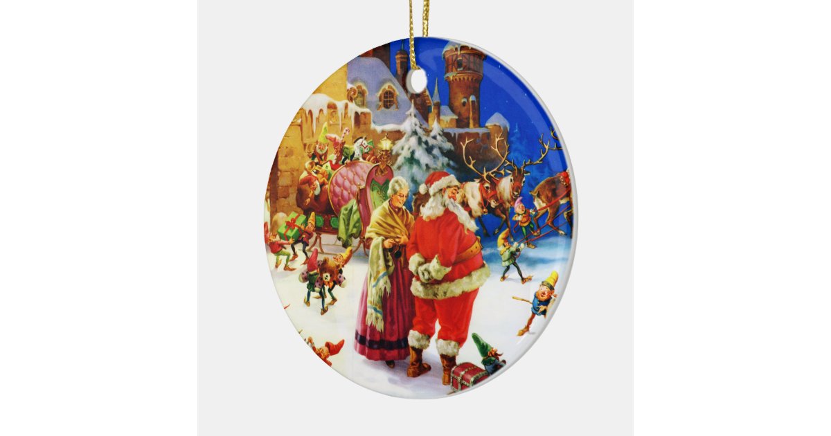 santa mrs claus at the north pole christmas eve ceramic santa mrs claus at the north pole christmas eve ceramic