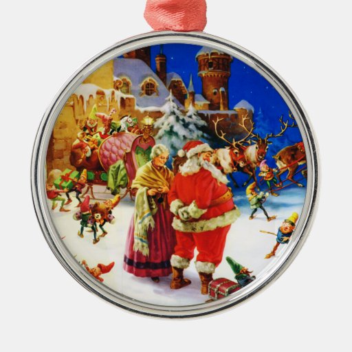santa mrs claus at the north pole christmas eve round santa mrs claus at the north pole christmas eve round