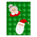 Santa & Mrs Claus Greeting Cards