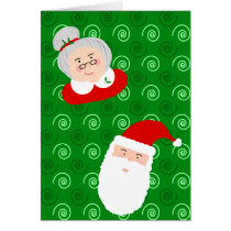 Santa & Mrs Claus cards