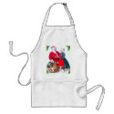 Santa & Mrs. Santa Claus Apron by darshe40 Santa & Mrs. Santa Claus Apron