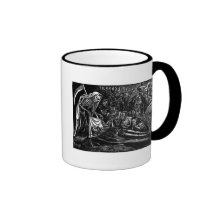 Santa Muerte and the Soldier c. 1951 Mexico Coffee Mug
