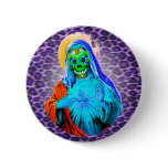 Santa Muerte Button