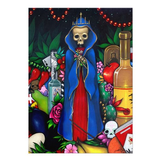 Santa Muerte INVITATIONS Day of the Dead
