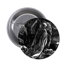 Santa Muerte (Mexican Grim Reaper) circa 1939 Pins
