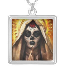 Santa muerte custom jewelry