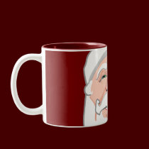 Santa Mug Coffee Cup Festive Christmas Santa Cup