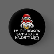 Santa Naughty List Pins