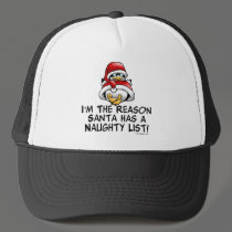 Santa Naughty List Hat