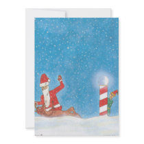 Santa north pole 08 invitations