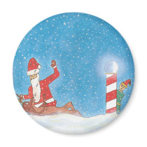 Santa north pole 08 magnets